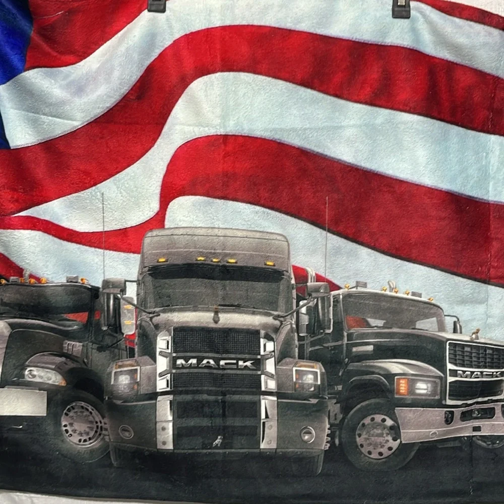 Mack Trucks American Flag Towel